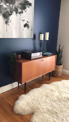 Mid century TEAK TECK Buffet console, crédence, bibliothèque, ba - Photo 2