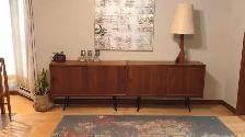 Mid century. TEAK TECK MODULAIRE. Crédence, buffet, bar, bahut t - Photo 2