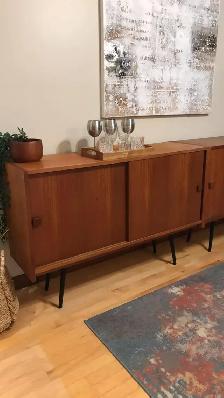 Mid century. TEAK TECK MODULAIRE. Crédence, buffet, bar, bahut t - Photo 4