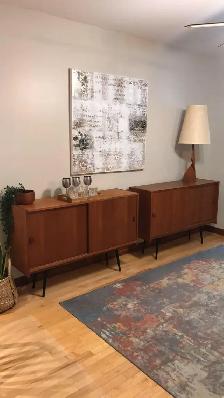 Mid century. TEAK TECK MODULAIRE. Crédence, buffet, bar, bahut t - Photo 9