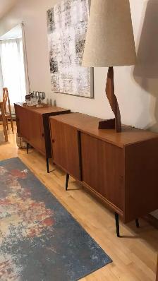 Mid century. TEAK TECK MODULAIRE. Crédence, buffet, bar, bahut t - Photo 10