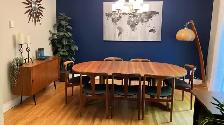 Mid century. TEAK TECK meuble. Crédence, buffet, bar, vaisselier - Photo 2