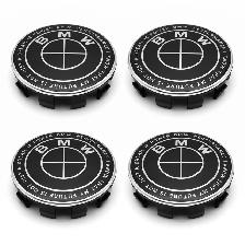 BMW 'Stealth' set of 7 badges, emblems and caps for rims & body. - Photo 3