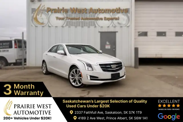2018 Cadillac ATS Premium Luxury AWD |Command Start|Power Tailga