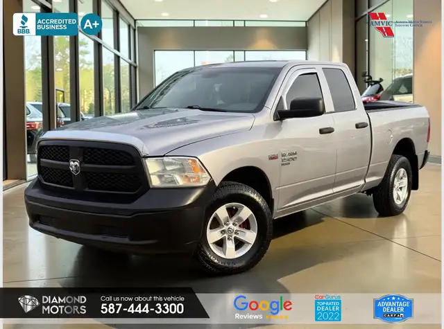 2019 Ram 1500 Classic Tradesman 4x4 Quad Cab 6'4' Box - Mint Con