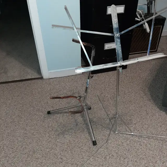 Two Stands,1 Music & 1 Guitar Both for only $10.00