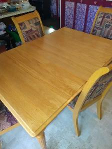 Ensemble de salle à manger en chêne 250$ Négociable - Photo 4
