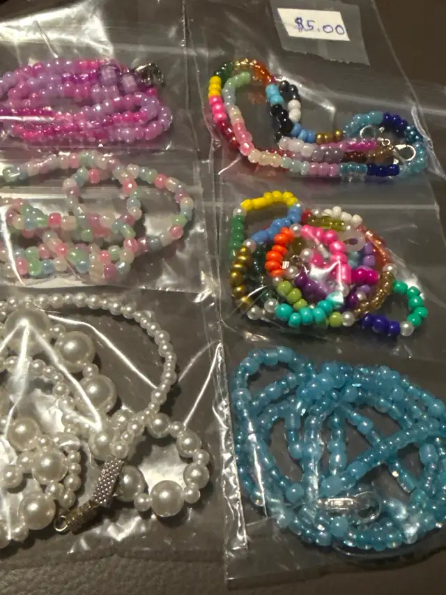 Beaded necklaces