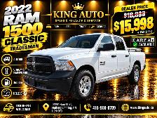 2022 RAM 1500 Classic Tradesman - Financing Available