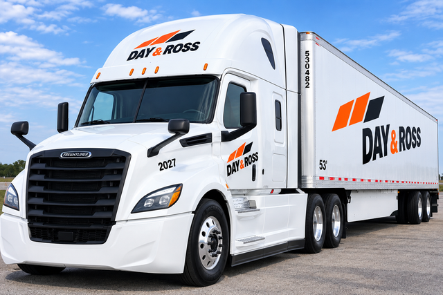 Class 1 Team Driver Needed – Day & Ross – New 2027 Freightliner