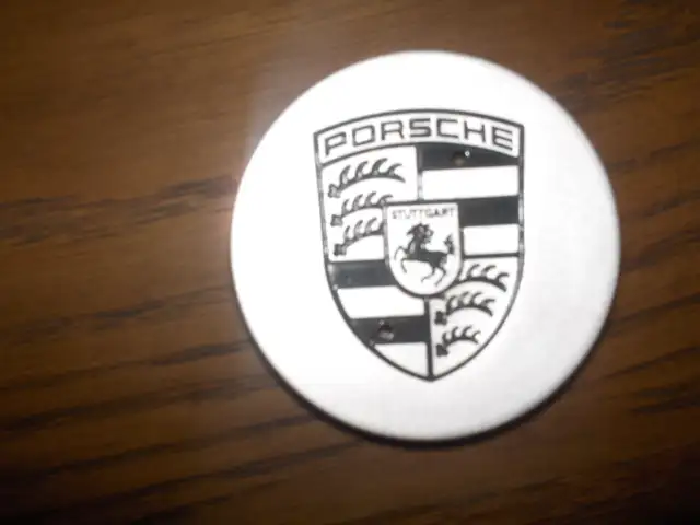 PORSCHE Centre Caps X 4 - Genuine O E M - New