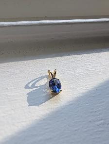 Brand New Silver Tanzanite Pendant For Sale - Photo 3