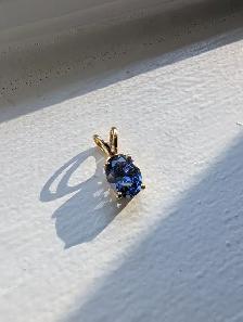 Brand New Silver Tanzanite Pendant For Sale - Photo 4