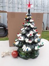 Vintage Ceramic Xmas Tree