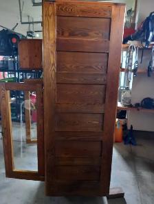 SOLID OAK ANTIQUE ICEBOX - Photo 3