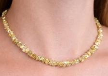 Brand New Silver Diamond Necklace For Sale