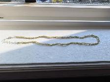 Brand New Silver Diamond Necklace For Sale - Photo 2
