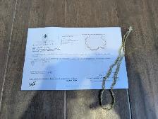 Brand New Silver Diamond Necklace For Sale - Photo 7