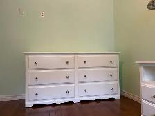 Solid pine, 2 double bedroom sets, moving sale