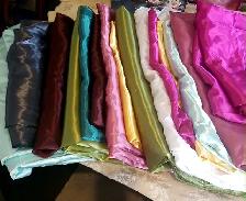 19 Silk Curtains in Assorted Colours – $200 for All