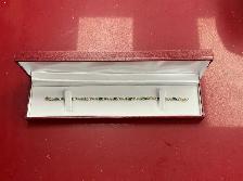 Bracelet en Or 10k et Pierres Vertes Style Émeraude
