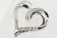 925 DIAMOND HEART PENDANT