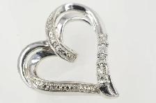 925 DIAMOND HEART PENDANT - Photo 2