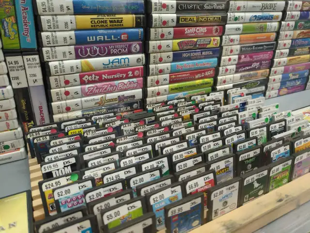 Nintendo DS games mix prices
