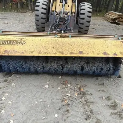 CleanSweep 96' Loader Angle Broom — JRB 416 Mount, Good Brushes