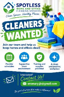 Cleaner Wanted