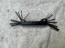 Vintage Folding Hex Key Set !