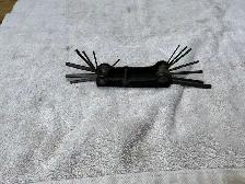 Vintage Folding Hex Key Set ! - Photo 3