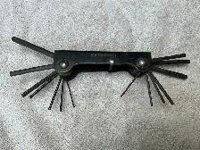 Vintage Folding Hex Key Set ! - Photo 6