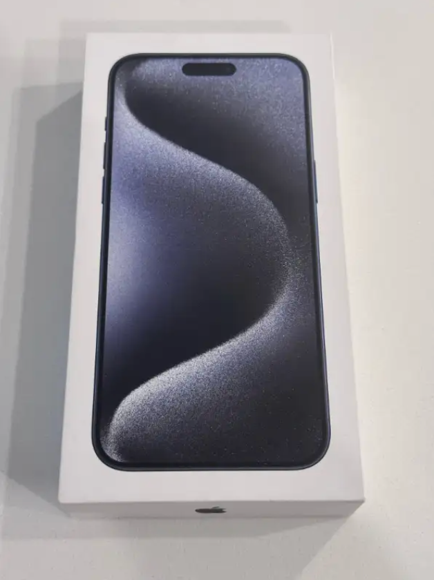 iPhone 15 Pro Blue in Like New Condition in Box Unlocked