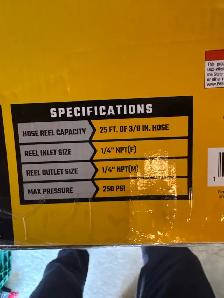 25 ft Retractable Air hose Reel - Photo 4