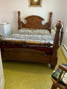 set de chambre à coucher en pin - Photo 4