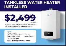 TANKLESS WATER HEATER TANKLESS WATER HEATER TANKLESS