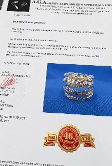 18 Karat Layered Natural Diamond Ring 1.00CTW - Photo 3