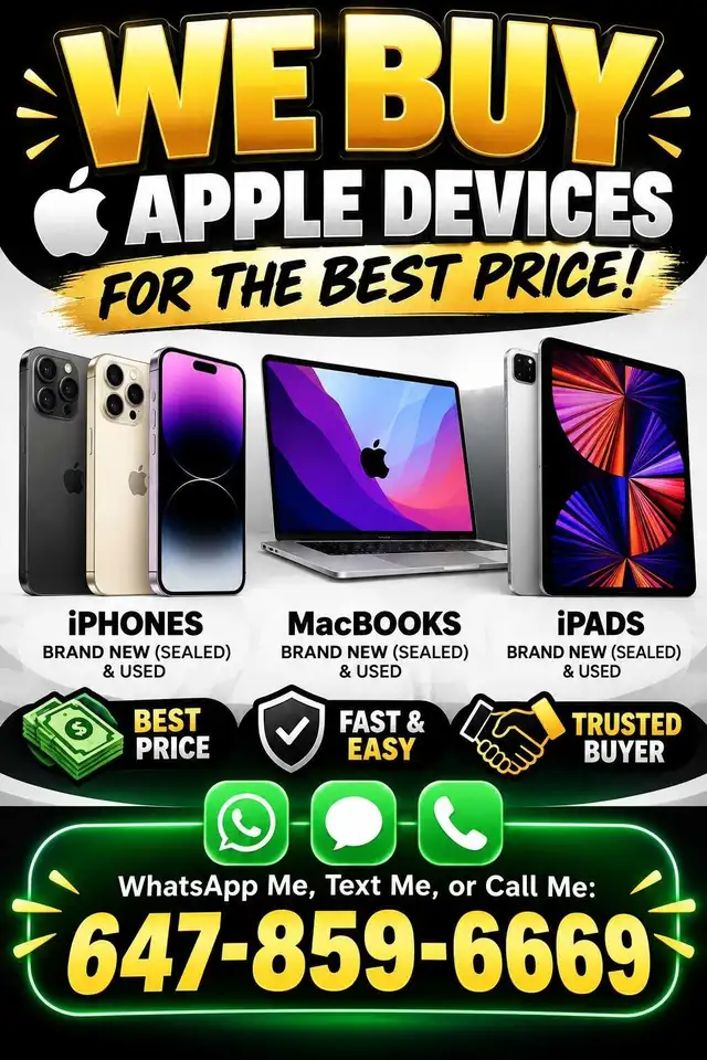 Apple iPhones, MacBooks and iPads