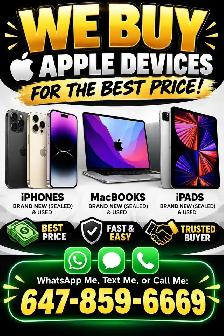 Apple iPhones, MacBooks and iPads