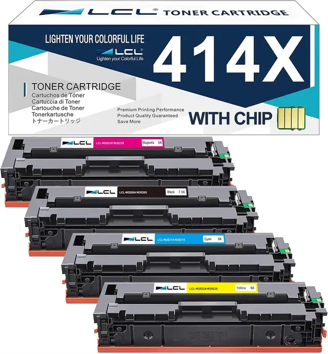 LCL Compatible HP 414A/414X Toner Cartridge for M454/M479/M455