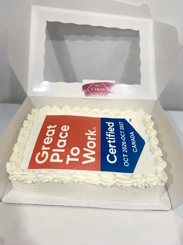 Edible print cake, photo logo cake GTA 25-30 servings