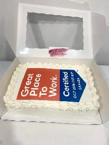 Edible print cake, photo logo cake GTA 25-30 servings