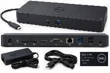 Used Dell WD19 USB-C Docking Station K20A000 with 130W Adapter