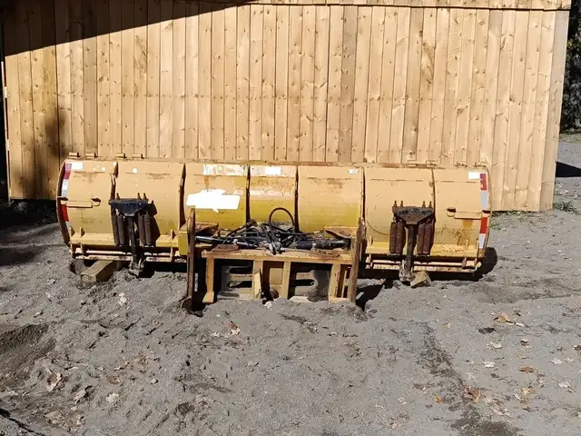HLA 4000 12 ft Backhoe Angle Plow — Case Quick Attach