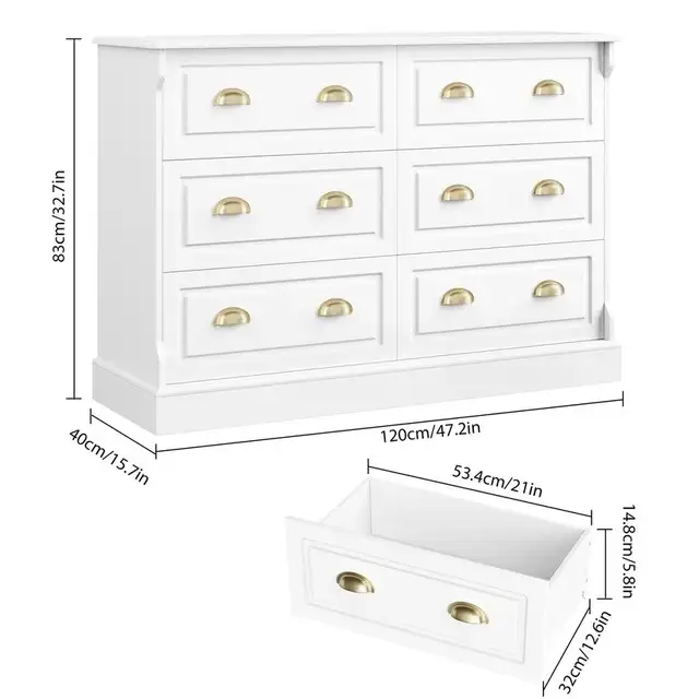 Brand New 6-Drawer Dresser Special Selling $199 to $289