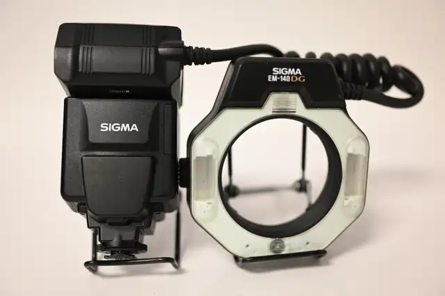 Sigma EM-140 DG electronic macro ring flash USED  good for Nikon
