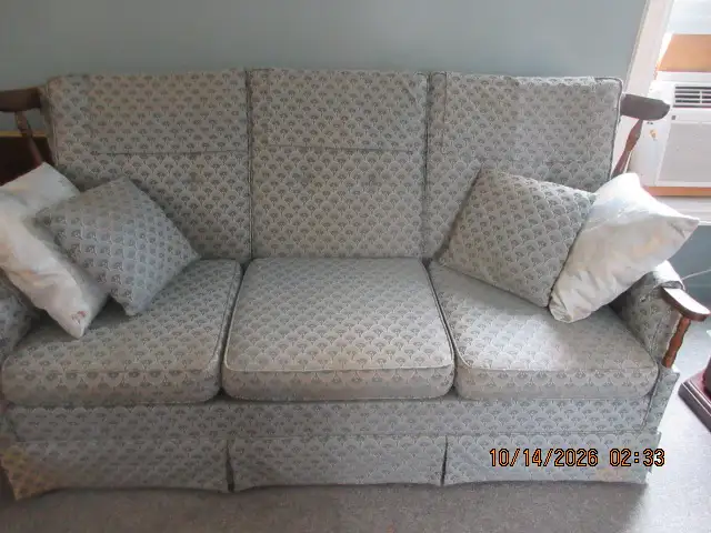 Blue couch