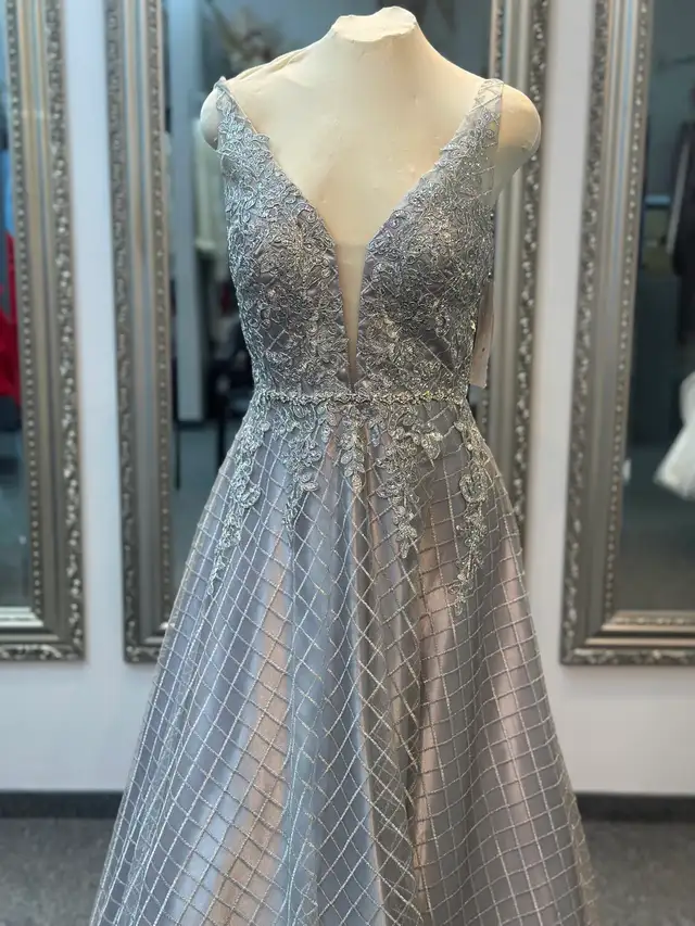 Silver Formal Dress