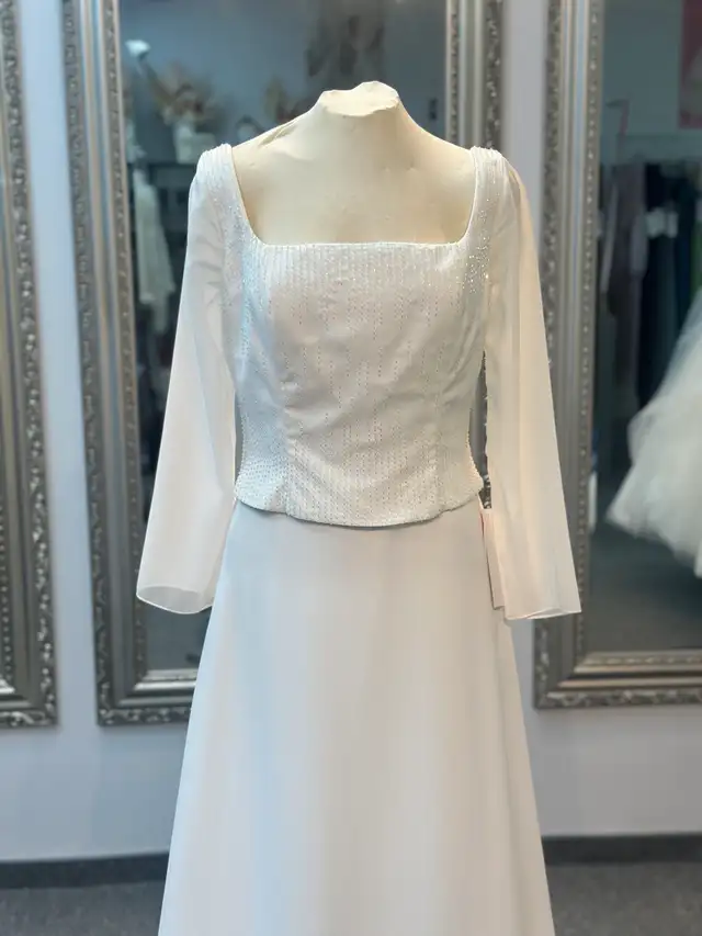 Long Sleeve Wedding Gown